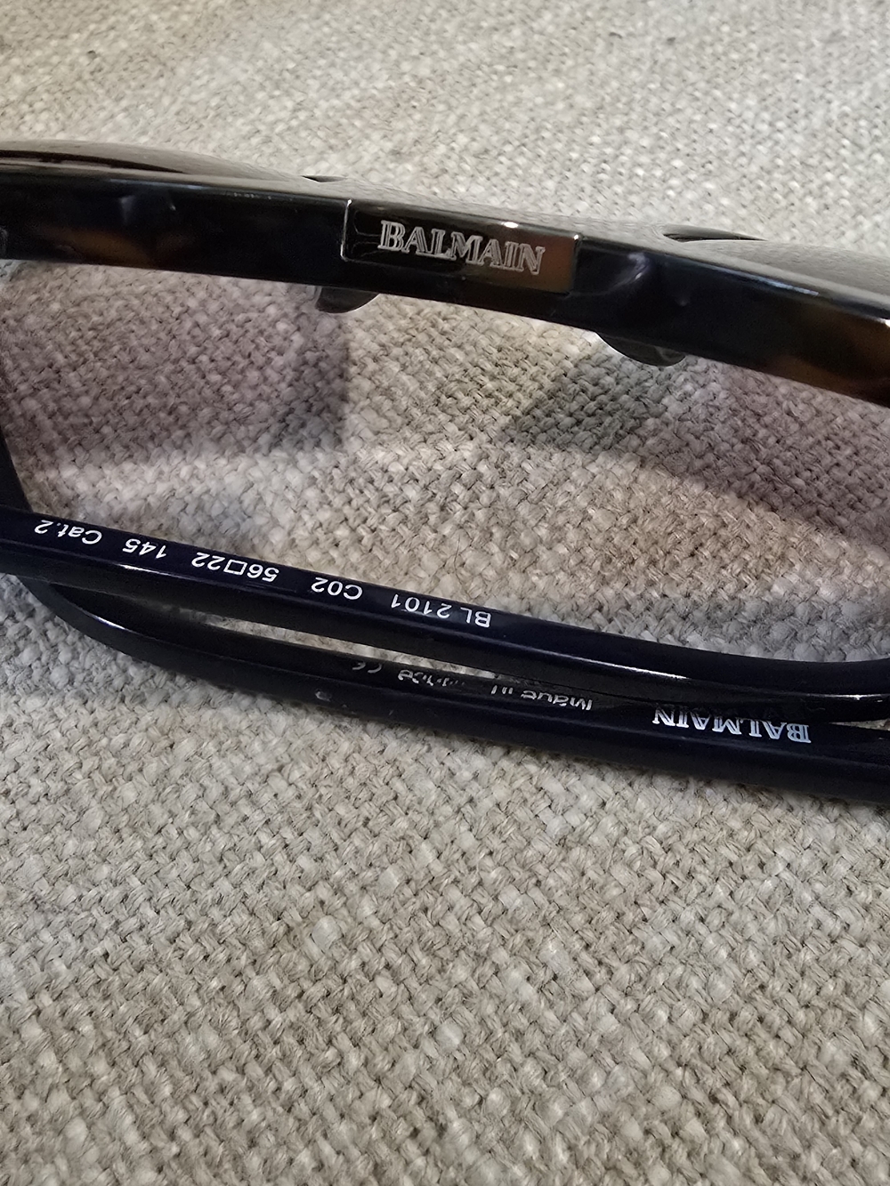 ✨Balmain Tortoiseshell Cat-Eye Sunglasses with Gradient Lenses , Excellent - Picture 8 of 11